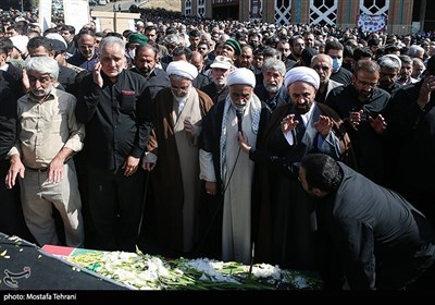 تشییع شهید مدافع امنیت سلمان امیر احمدی