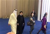 گفتگوی خصوصی رئیس‌جمهور و امیر قطر در حاشیه اجلاس &quot;سیکا&quot;