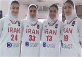 حذف تیم بسکتبال سه نفره زیر 17 سال دختران ایران از کاپ آسیا