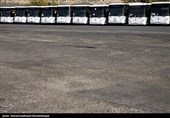 اتوبوس‌های وارداتی شهرداری تهران به بندرعباس رسید