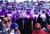 دانش آموختگی 300 دانشجوی دختر از رشته‌های پزشکی در جنوب افغانستان