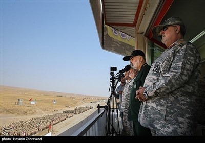 رزمایش اقتدار نیروی زمینی سپاه در منطقه ارس