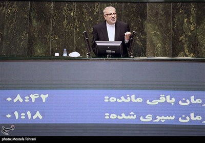  جواد اوجی وزیر نفت در صحن علنی مجلس شورای اسلامی، امروز سه شنبه 26 مهرماه 1401