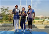قهرمانی بابک یگانه در مسابقات آزاد تیراندازی اهداف پروازی