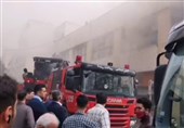 آتش‌سوزی در مجتمع تجاری ـ مسکونی ‌کیانپارس اهواز/ 60 نفر نجات یافتند‌