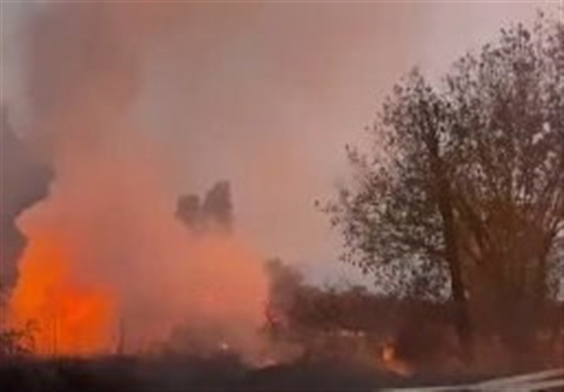 آتش سوزی در نزدیکی پایگاه نظامی ارتش رژیم صهیونیستی