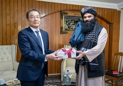  نخستین دیدار سفیر ژاپن در افغانستان پس از بازگشایی سفارت در کابل 