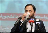 علی بهادری‌جهرمی سخنگوی دولت در دانشکده مکانیک دانشگاه خواجه نصیرالدین طوسی