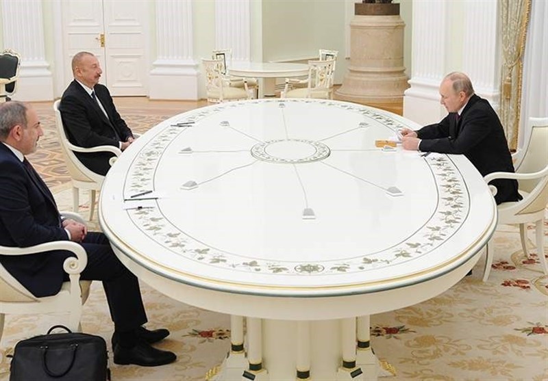 پوتین، علی‌اف و پاشینیان را برای یک نشست سه جانبه به روسیه دعوت کرد