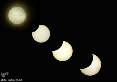 Partial Solar Eclipse Seen in Iran
