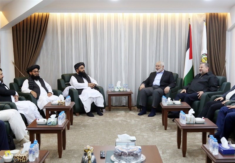 مجاهد در دیدار با هنیه: فلسطین مسئله تمام امت اسلامی است