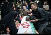 وداع با پاسدارشهید مدافع امنیت امیر کمندی