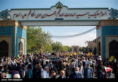 راهپیمایی سراسری در محکومیت حمله تروریستی در حرم احمد بن موسی شاهچراغ(ع) - شیراز