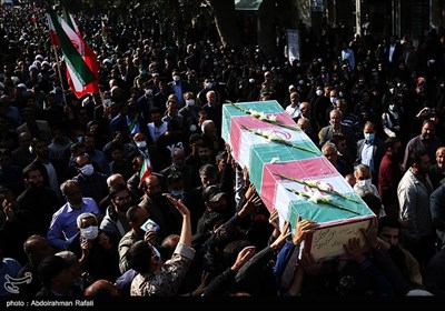  خروش یاسوجی‌ها در مراسم تشییع دو شهید حمله تروریستی شیراز 