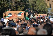 تشییع شهدای حادثه تروریستی حرم مطهر شاهچراغ (ع)
