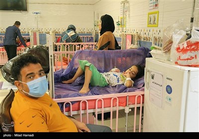 افزایش آمار بیماران کودکان مبتلا به آنفولانزا - اهواز