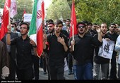 عزاداری دانشجویان در اربعین حسینی در حسینیه امام (ره)