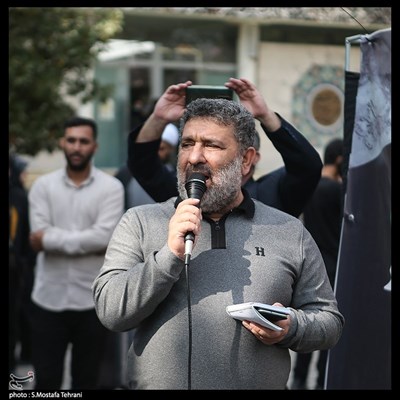 مداحی سعید حدادیان در عزاداری دانشجویان تهران در پی حادثه تروریستی حرم شاهچراغ (ع)