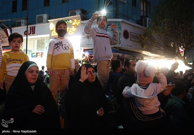 تشییع پیکر شهدای حادثه تروریستی شیراز در مشهد