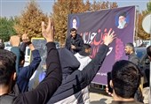 دانشگاه زنجان در سوگ شهیدان شاهچراغ/ اعلام برائت دانشجویان ‌از فتنه‌گران ‌