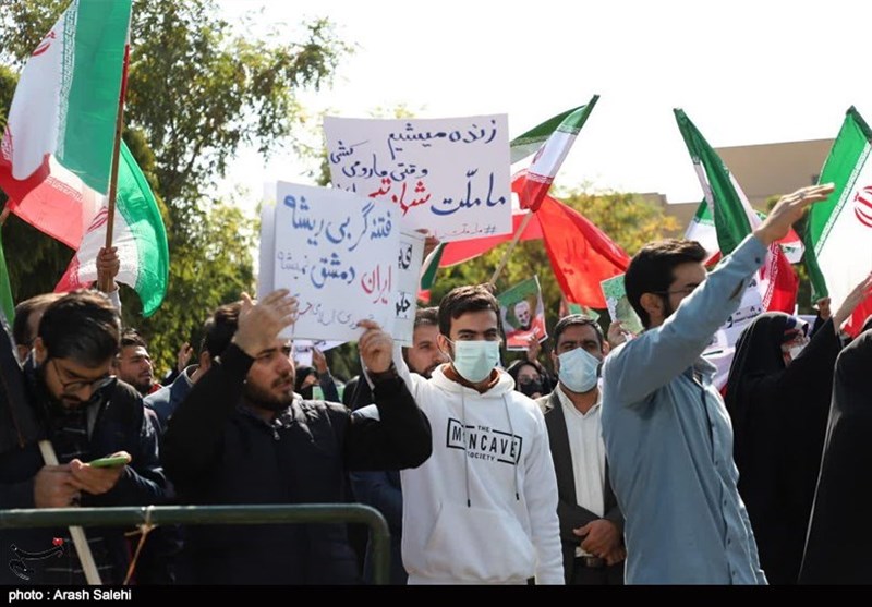 تجمع , راهپیمایی , اغتشاشات ایران , اغتشاشات 1401 , دانشجویان خارجی , حمله تروریستی به شاهچراغ شیراز , 