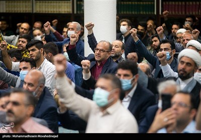 تجمع جامعه پزشکی در دانشگاه تهران
