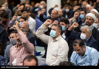 تجمع جامعه پزشکی در دانشگاه تهران