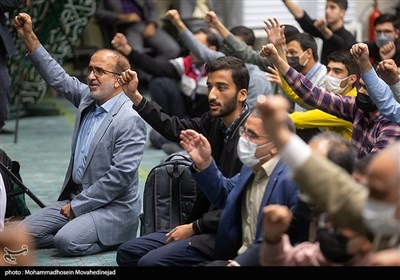 تجمع جامعه پزشکی در دانشگاه تهران