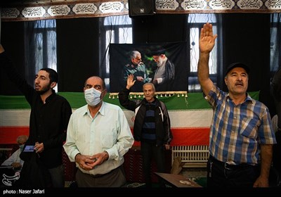 تشییع پیکر طلبه شهید آرمان علی‌وردی