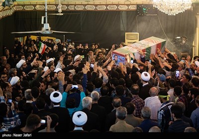 تشییع پیکر طلبه شهید آرمان علی‌وردی