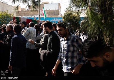 تشییع پیکر طلبه شهید آرمان علی‌وردی