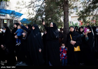 تشییع پیکر طلبه شهید آرمان علی‌وردی