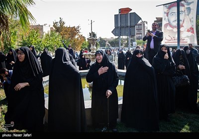 تشییع پیکر طلبه شهید آرمان علی‌وردی
