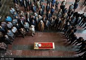 تشییع پیکر آیت‌الله حسین مفید رئیس اسبق دیوان عالی کشور