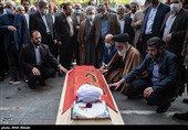 تشییع پیکر آیت‌الله حسین مفید رئیس اسبق دیوان عالی کشور