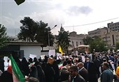 اجتماع مردم و ایثاگران تهرانی علیه مداخلات آلمان در اغتشاشات اخیر