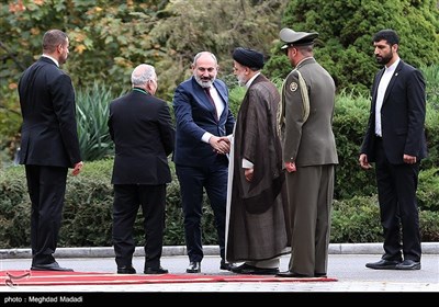 استقبال رسمی از نخست‌وزیر ارمنستان