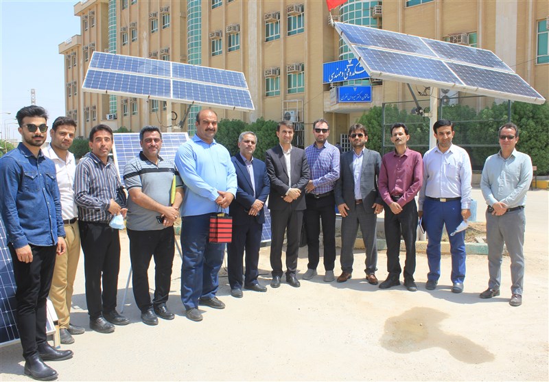 ساخت نیروگاه خورشیدی توسط استاد دانشگاه آزاد اهواز + تصاویر