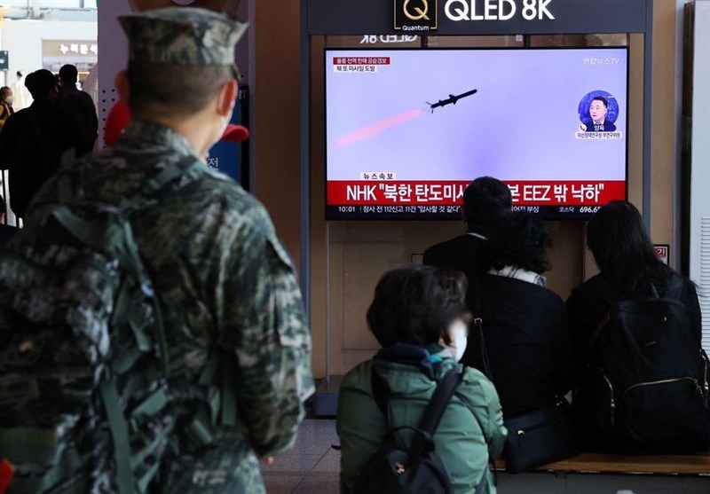 موشک کره شمالی در نزدیکی سواحل کره جنوبی فرود آمد