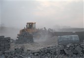 تخریب ساخت و سازهای غیرمجاز در مساحت 50 هزار مترمربعی در پایتخت + تصاویر