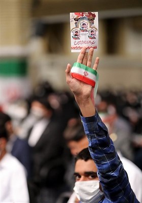 دیدار جمعی از دانش آموزان با رهبر معظم انقلاب اسلامی
