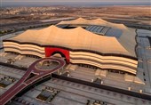 نمایی از ورزشگاه افتتاحیه جام جهانی قطر + عکس