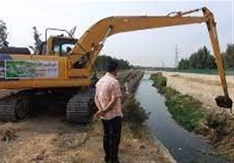 تکمیل طرح لایروبی رودخانه حله توسط سازمان بسیج سازندگی استان بوشهر