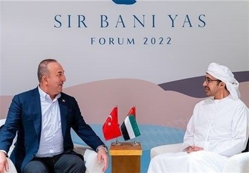 سفر وزیر خارجه ترکیه به ابوظبی