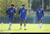 تمرین تیم ملی فوتبال