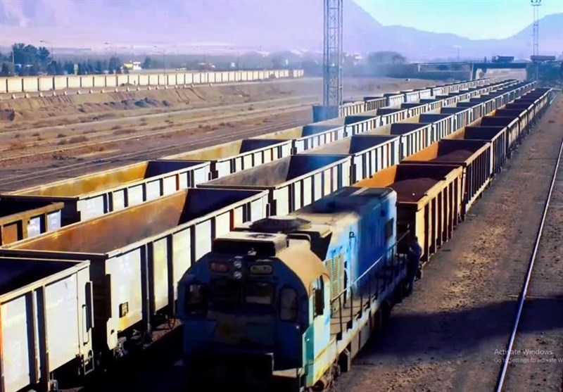 رکورد حمل و نقل ریلی مواد اولیه در ذوب آهن اصفهان شکسته شد