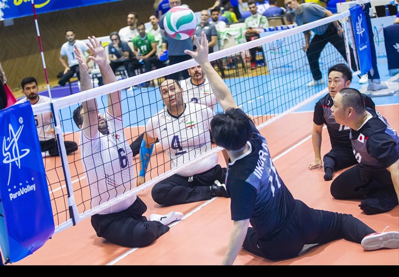 والیبال نشسته قهرمانی جهان| برتری قاطع ایران مقابل ژاپن از دریچه دوربین