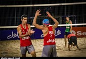 گزارش تصویری| روز نخست والیبال ساحلی قهرمانی آسیا در بندرعباس