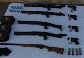 کشف 17 قبضه سلاح در شهرستان زابل