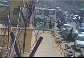 اختصاصی| روایت شاهد عینی از حادثه حمله با اتوبوس به کلانتری 16 زاهدان+فیلم